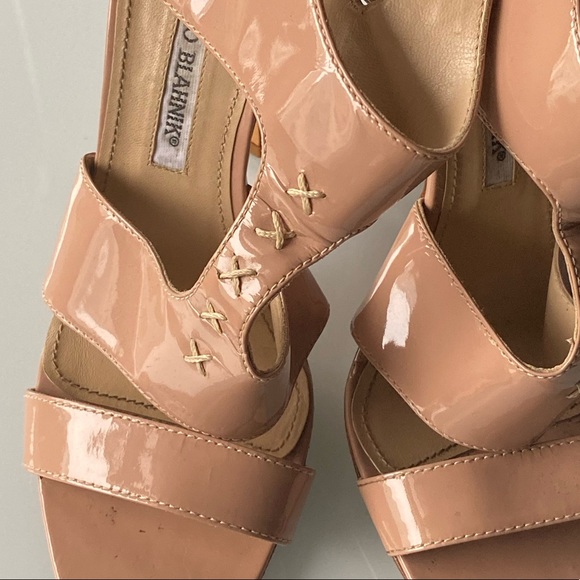 Manolo Blahnik Leather Heels - Picture 5 of 7